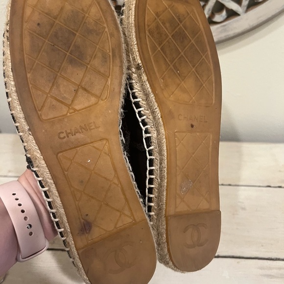 COPY - Chanel Black Espadrilles Flats - Picture 5 of 6